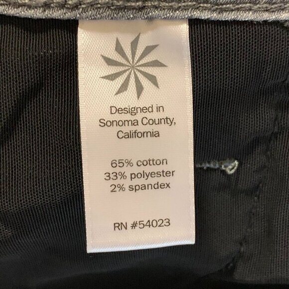 Athleta Sculptek Skinny #158935 Grey Wash‎ Hiking Travel Commute Jean Size 6 - Picture 9 of 14